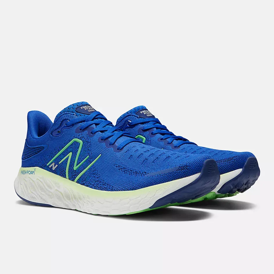 New Balance Mens X 1080v12 Wide- Blue/Green Apple- (M1080S12) New Balance Women's Fresh Foam Cruz V1 Sneaker
