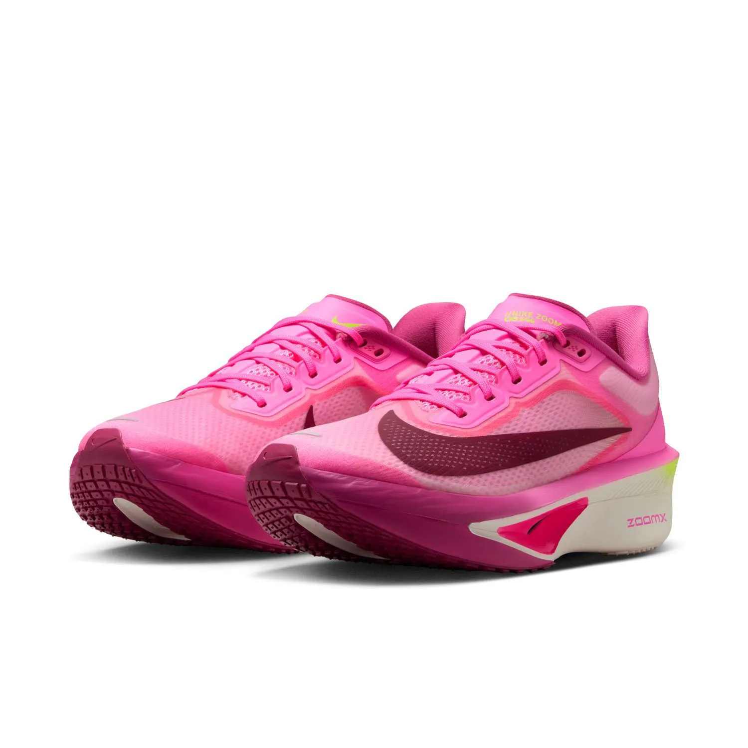 Nike Minimalist Running Shoes Women's Zoom Fly 6 Running Shoes Glacier Pink Spell / Bordeaux / Crimson Tint