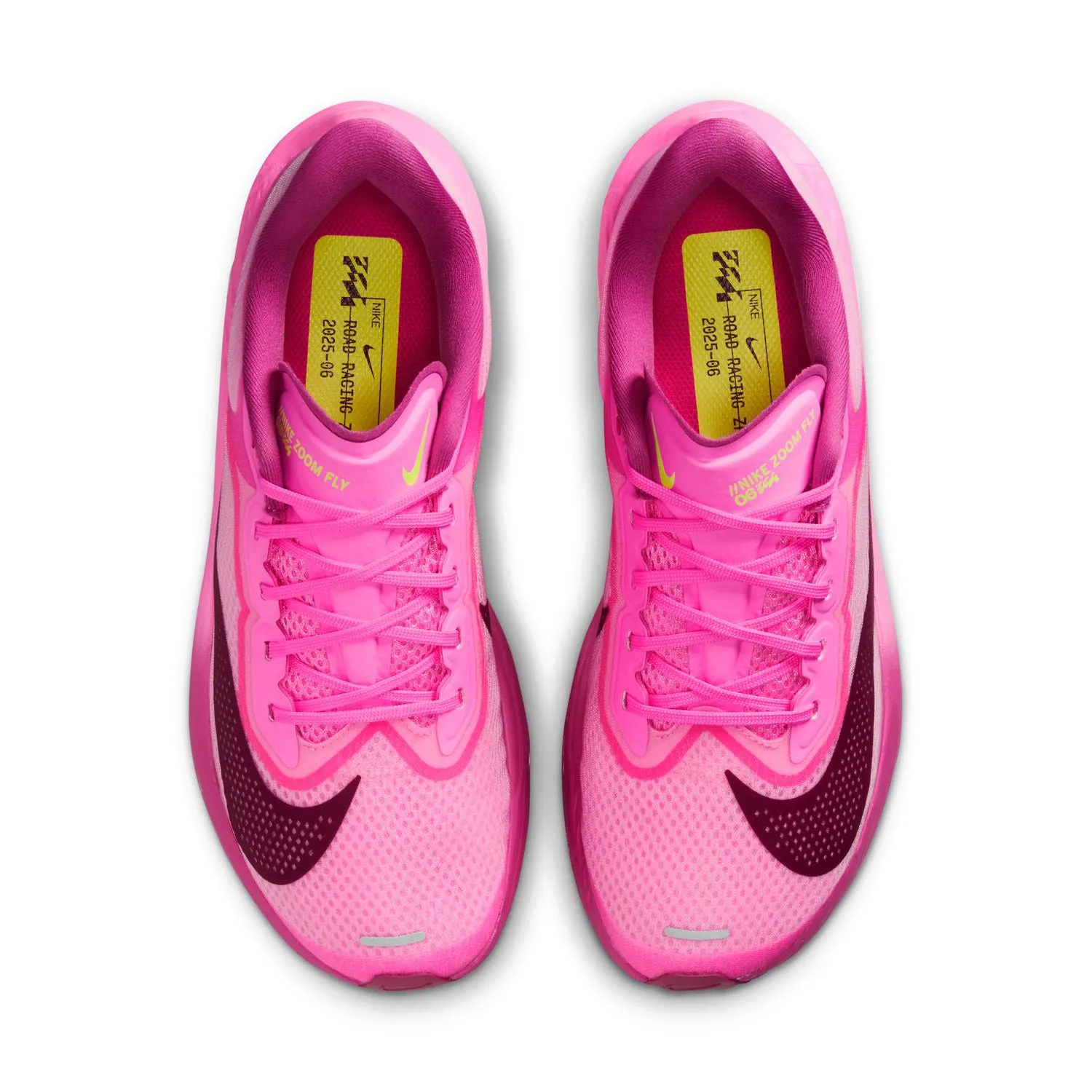 Devin Booker Shoes Nike Women's Zoom Fly 6 Running Shoes Glacier Pink Spell / Bordeaux / Crimson Tint
