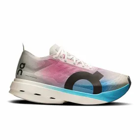 On | Women's Cloudboom Strike Running Shoes - White/Horizon Mach 5 Running Shoes