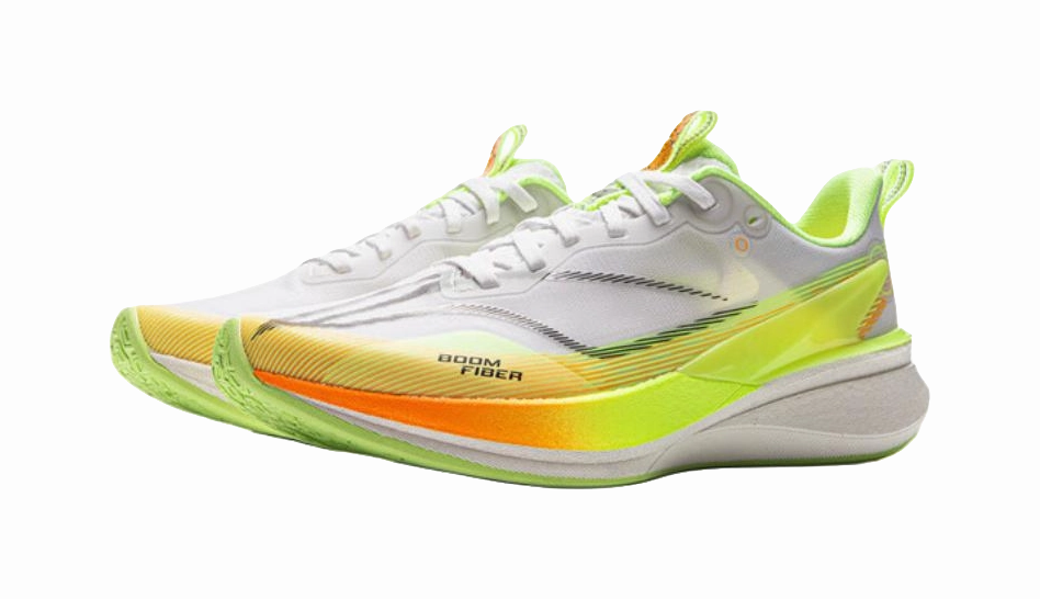 LINING YOUNG Running Breathable Low Top Kids' Running Shoes White Running Shoes With Holes