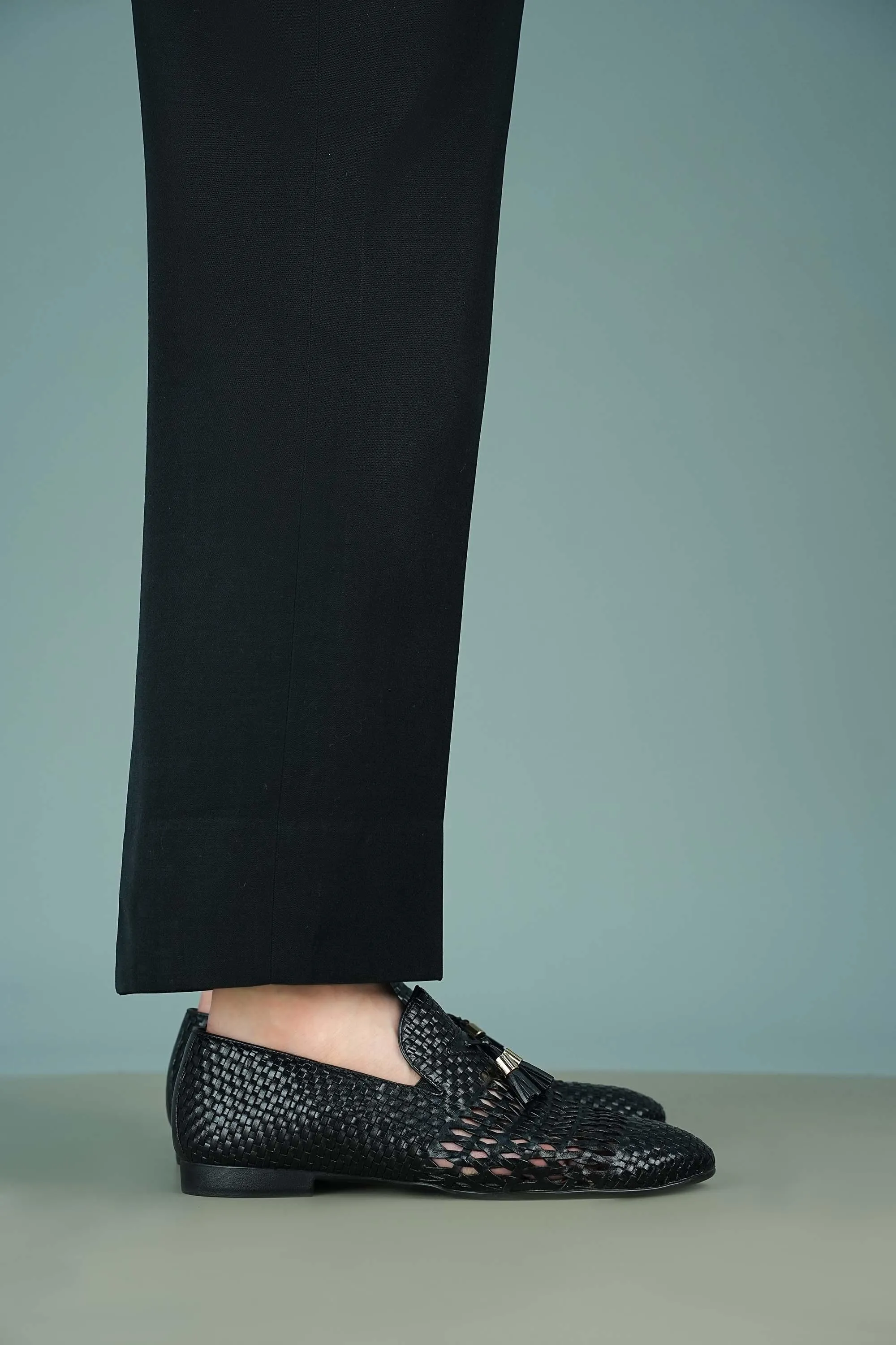 Mens Slip On Cowboy Boots LOGO 9459 BKA