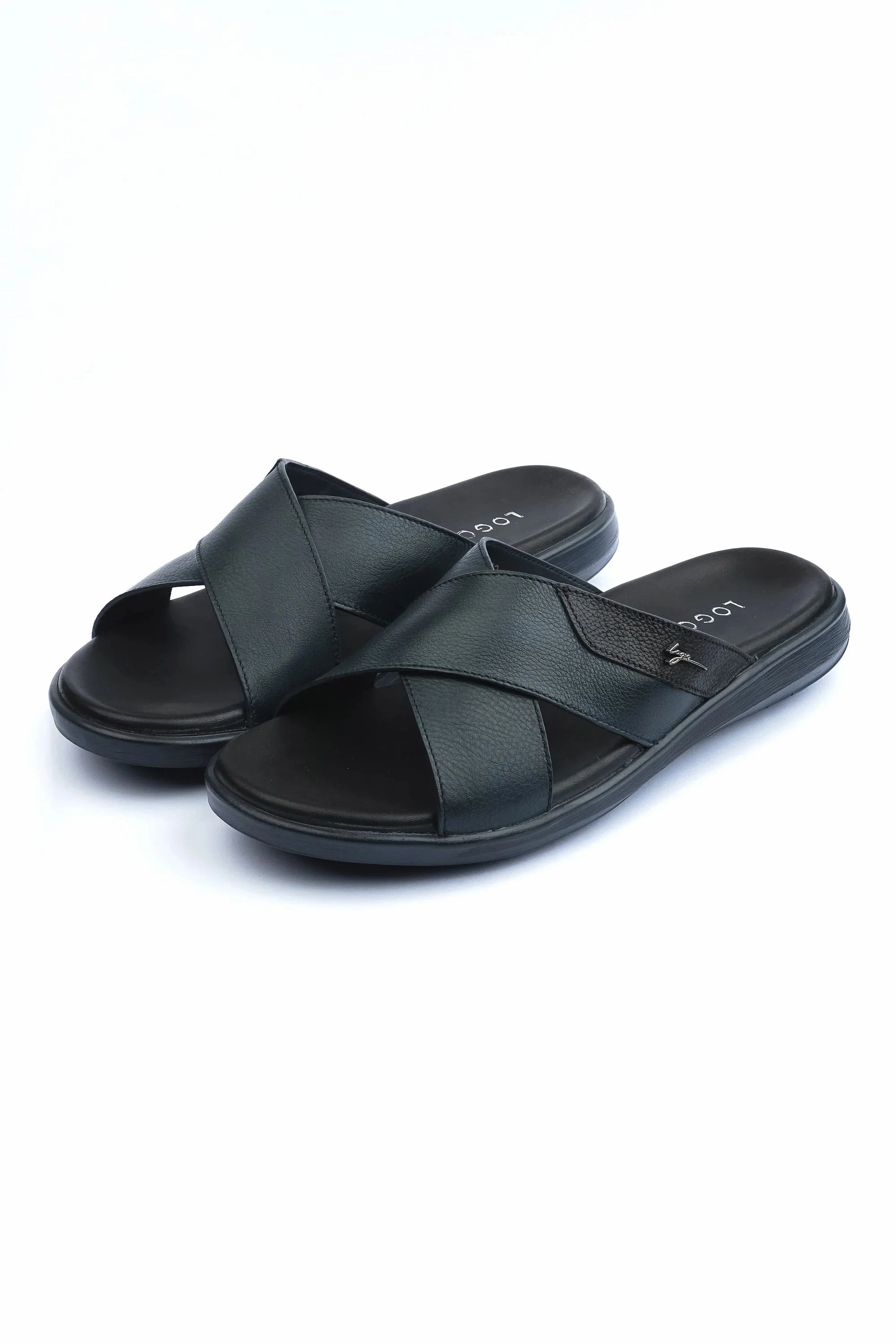 Bathrobe And Slippers LOGO 7942 BLA