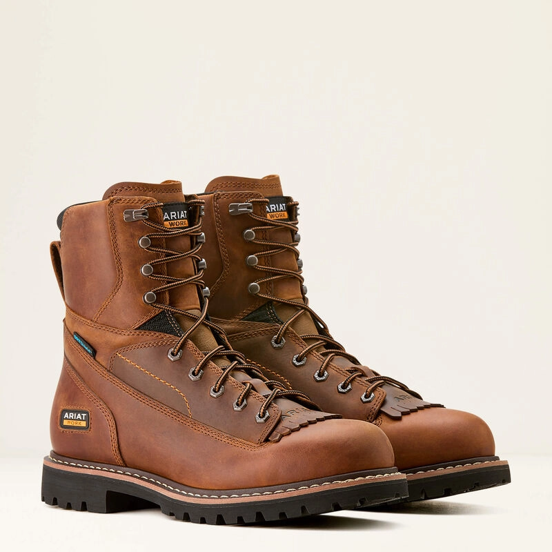 Waterproof Shoe Box For Outside Longview Shock Shield 8" Waterproof Work Boot