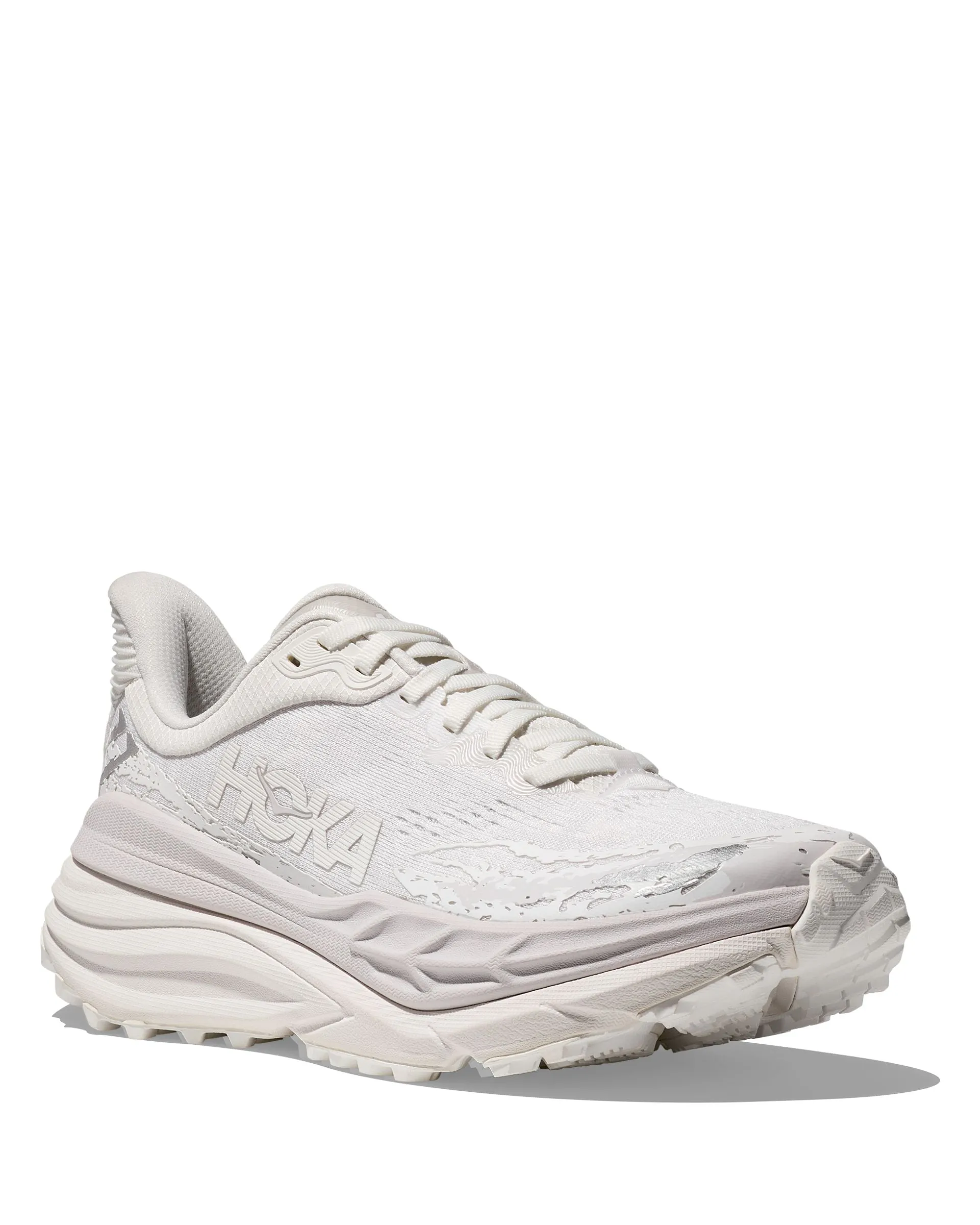 M Stinson 7 White/White Soft Trail Running Shoes