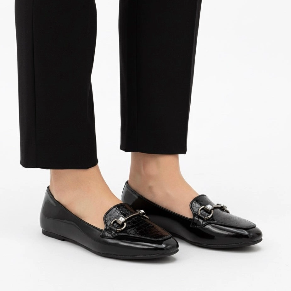 M01016 flat pump Flat Sole Shoe