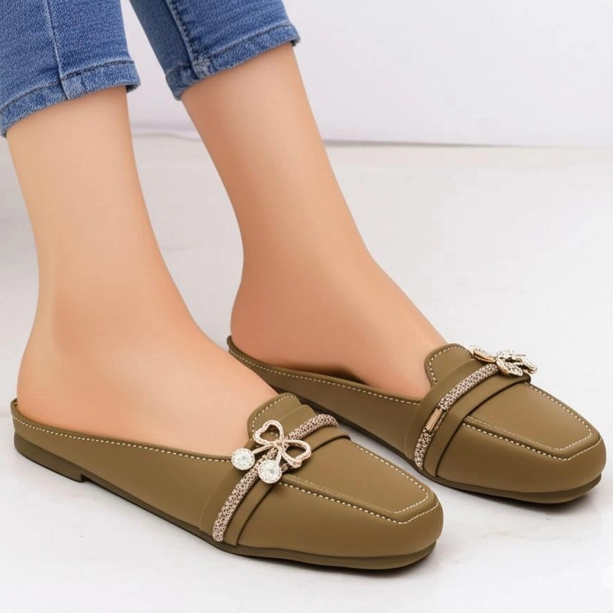Latest Flat Shoes M0515 oprn back-R58-4