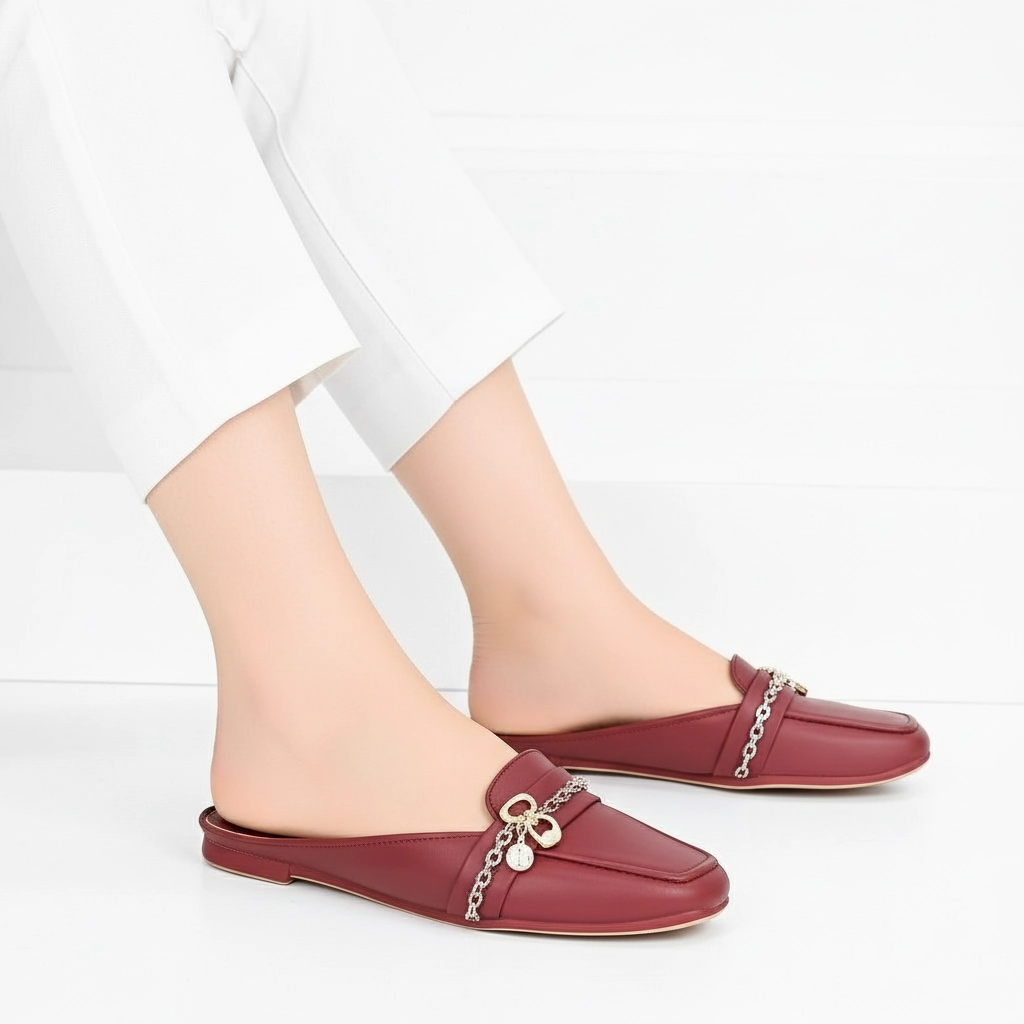 M0515 oprn back-R58-4 Casual Flat Shoes