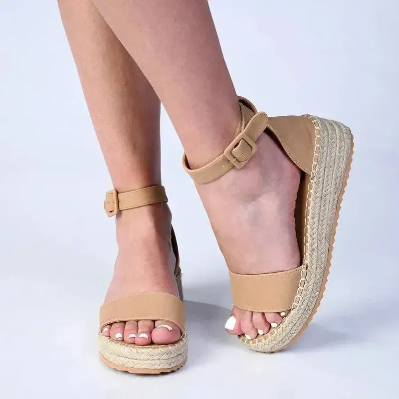 Madison Carina 3 Closed Back Espadrille Sandals - Nude Cevio Suede Espadrille Mule
