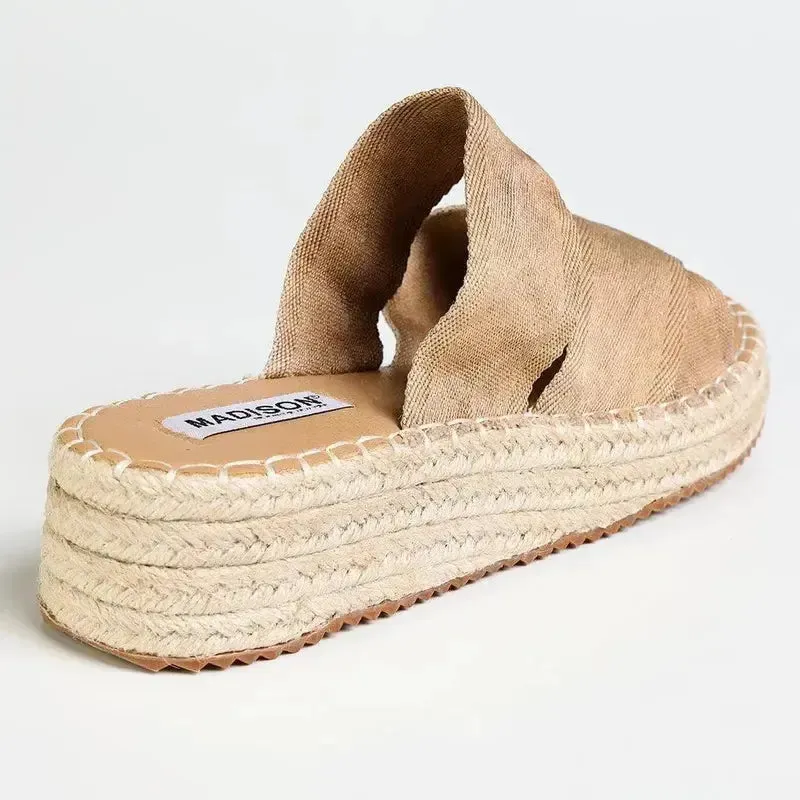 Kanna Espadrillas Madison Martha Espadrille Wedge - Tan