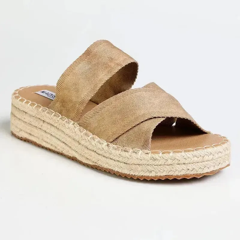 Sea Star Beachcomber Espadrille Madison Martha Espadrille Wedge - Tan