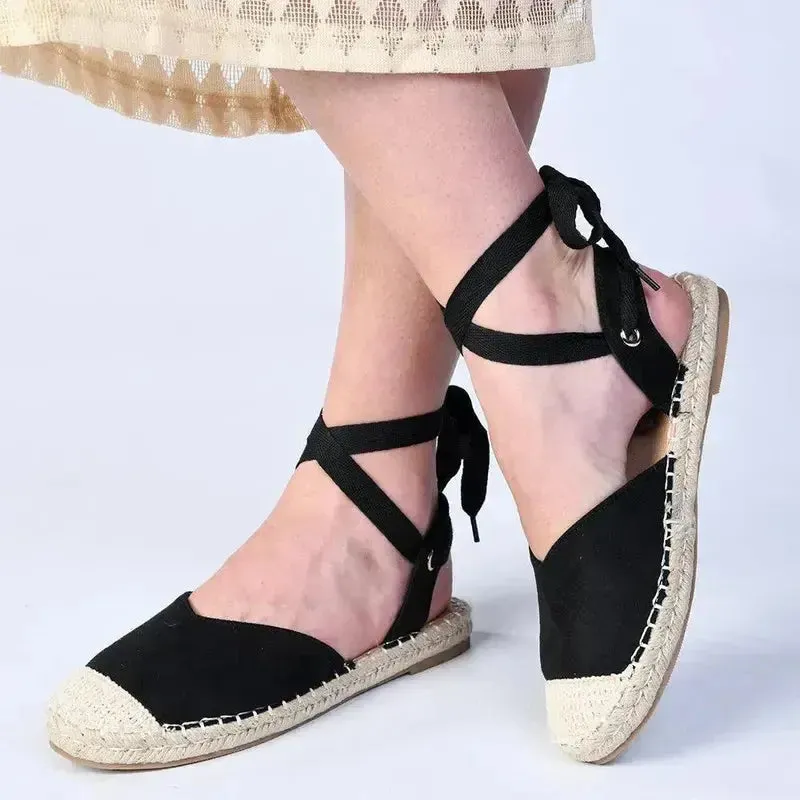 Toms Floral Espadrille Alpargata Madison Martini Espadrille Flats - Black