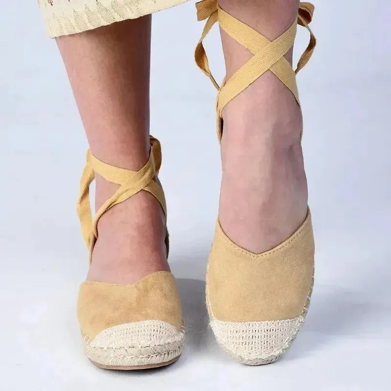 Monsoon Fleur Espadrille Wedges Madison Martini Espadrille Flats - Nude