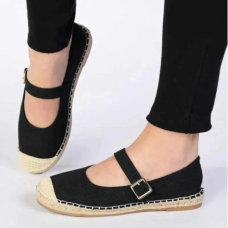 Madison Mary Espadrille Pump - Black