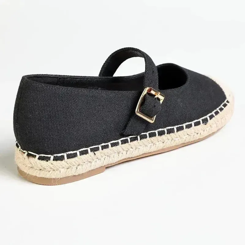 Madison Mary Espadrille Pump - Black