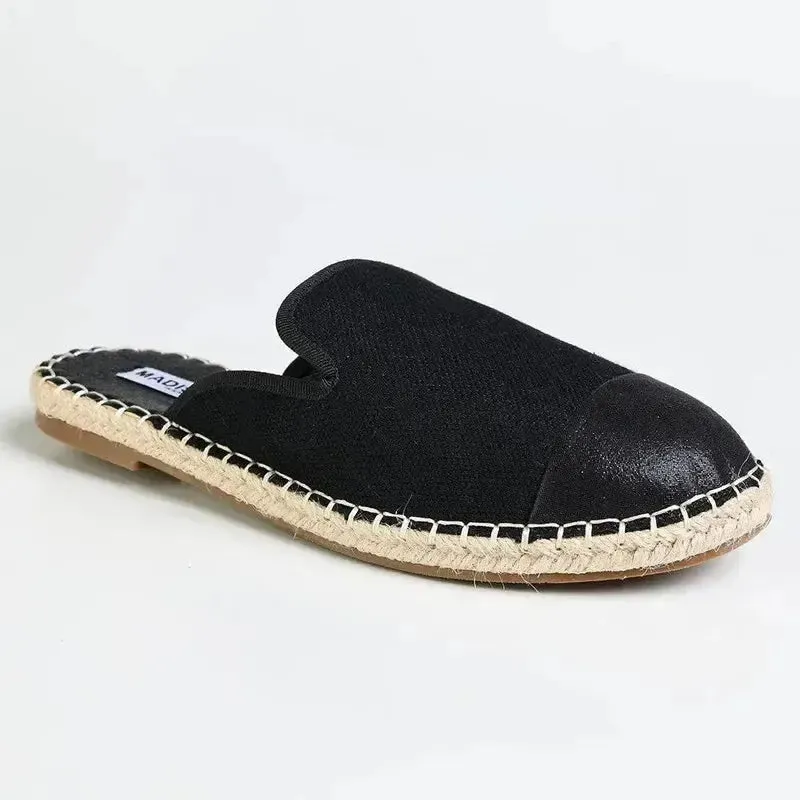 Madison Matilda Espadrille Slip On - Black Espadrilles Rocket Dog