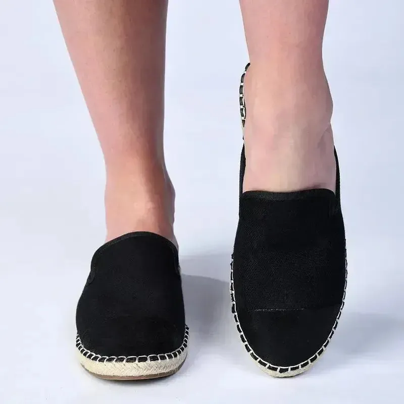 Madison Matilda Espadrille Slip On - Black Chelsea Crew Espadrilles