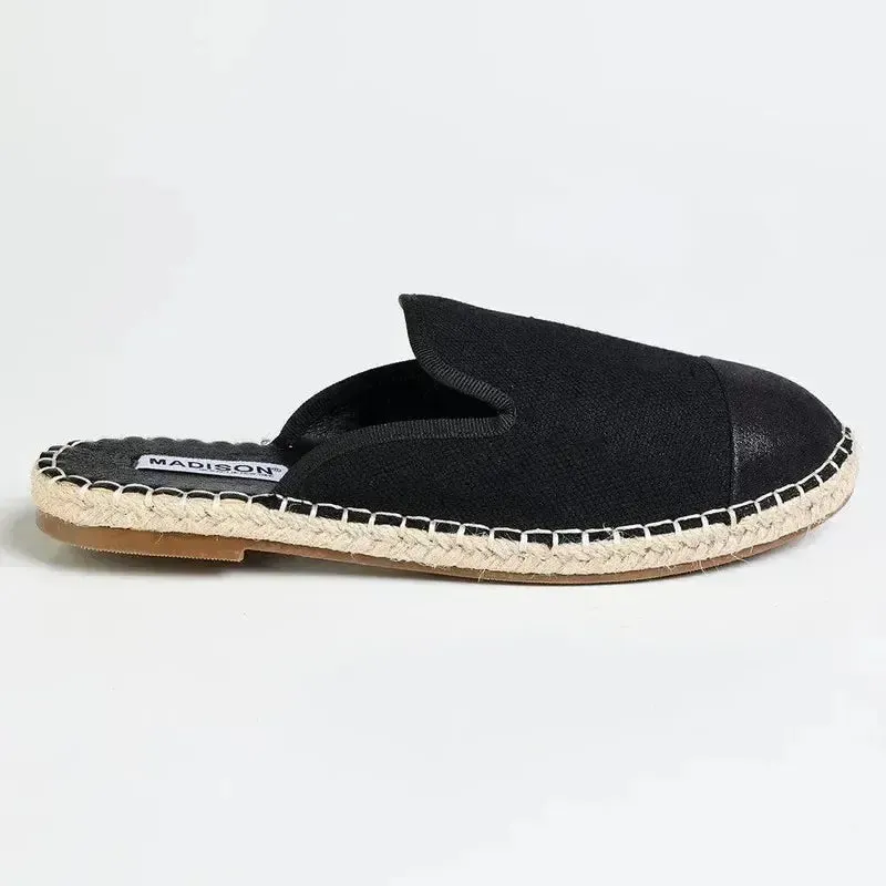 Madison Matilda Espadrille Slip On - Black Michael Kors Berkley Espadrille