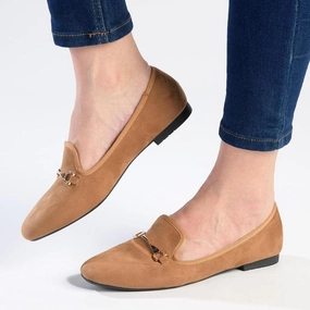 Madison Pearl - Metal Trim Pump - Taupe Quality Brogues