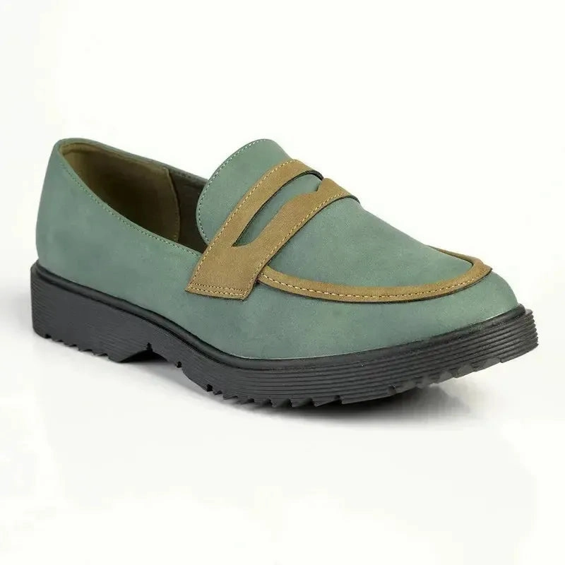 Frye Logan Brogue Madison Piper Slip On Brogue - Emerald Green