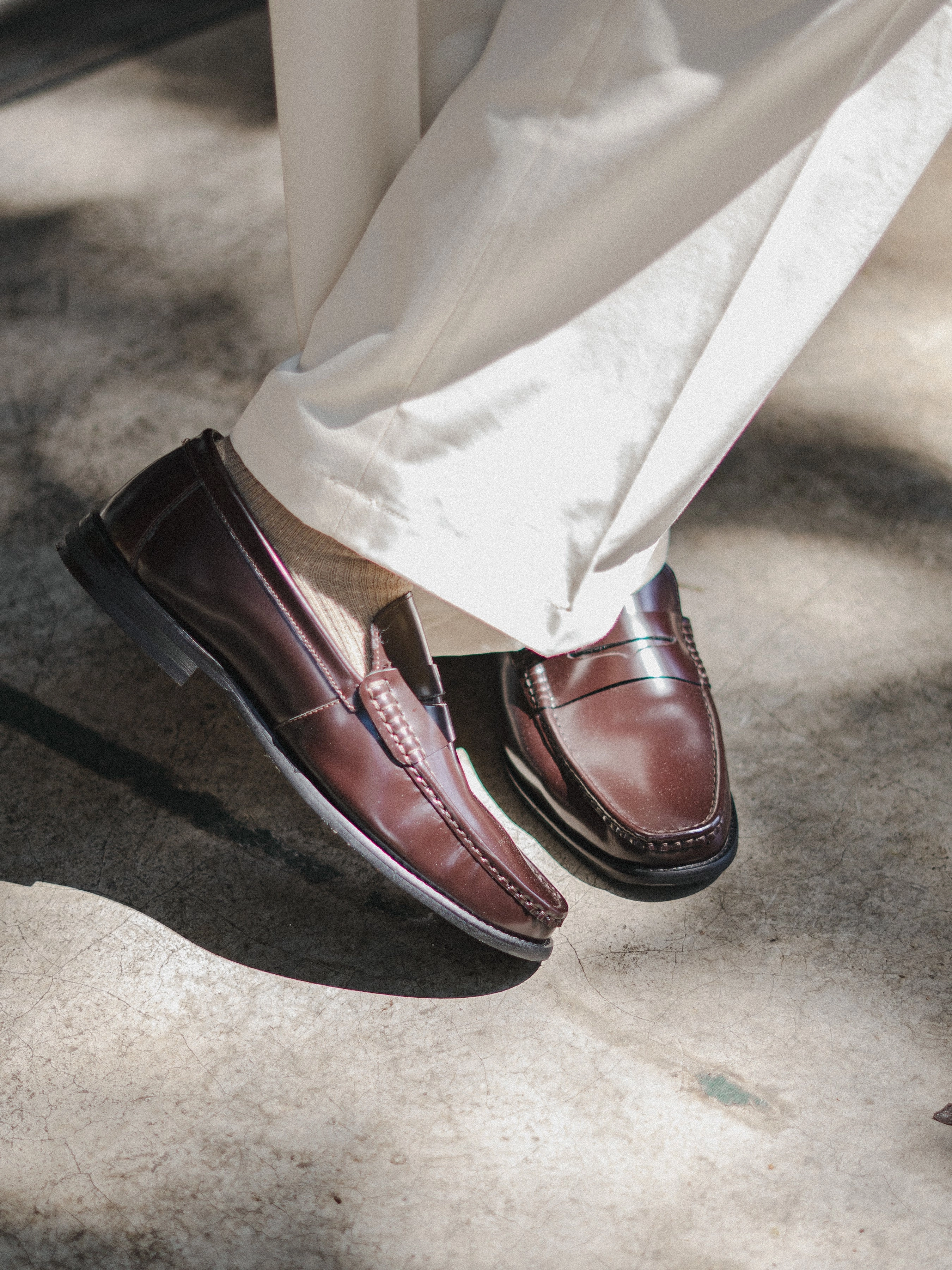 Hardy Loafers Marco Penny Loafer - Coffee Brown Polished Leather