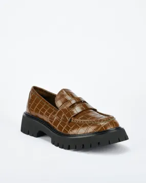 Maritime Loafer Olive Croc Hush Puppie Loafers