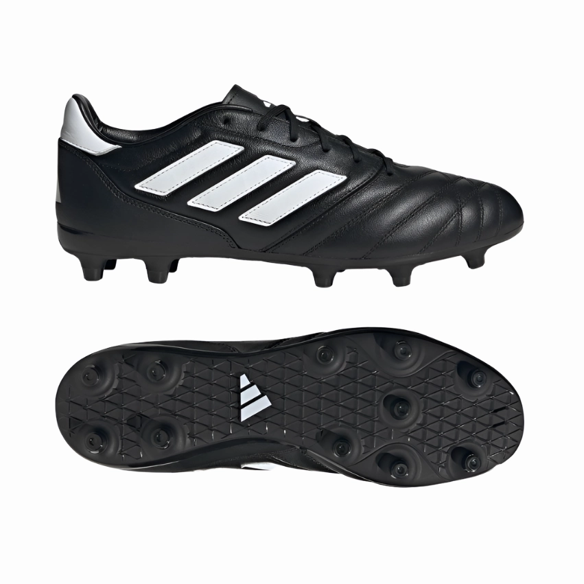 Adidas Adults Football Boot Copa Gloro ST FG Core Black/Cloud White Best Soccer Cleats For Shin Splints