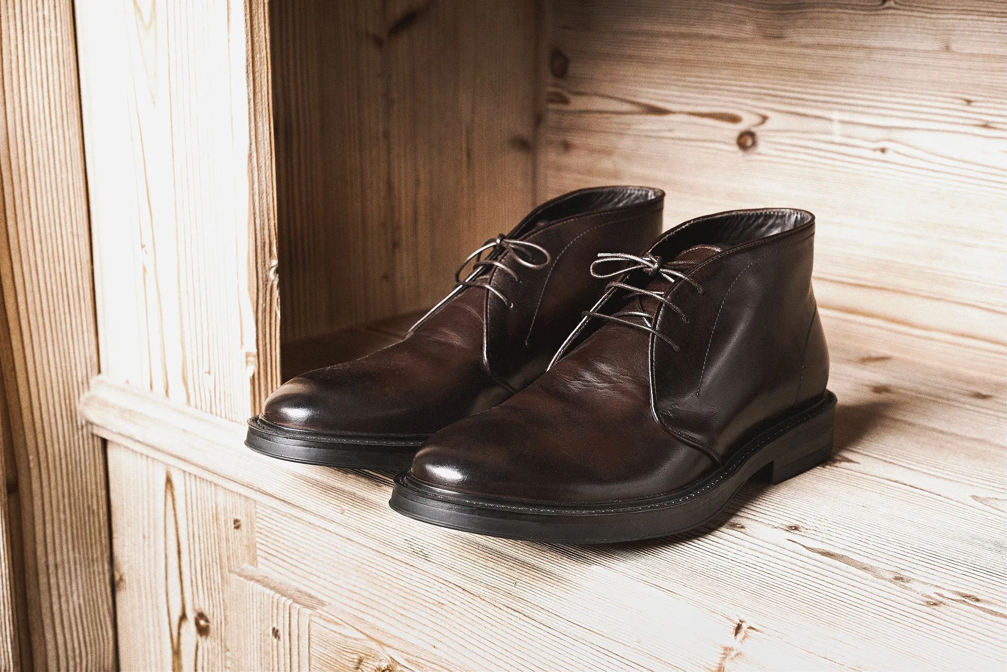 Fringe Cowboy Boots IVAN 91019<br>Mogano Desert Boots