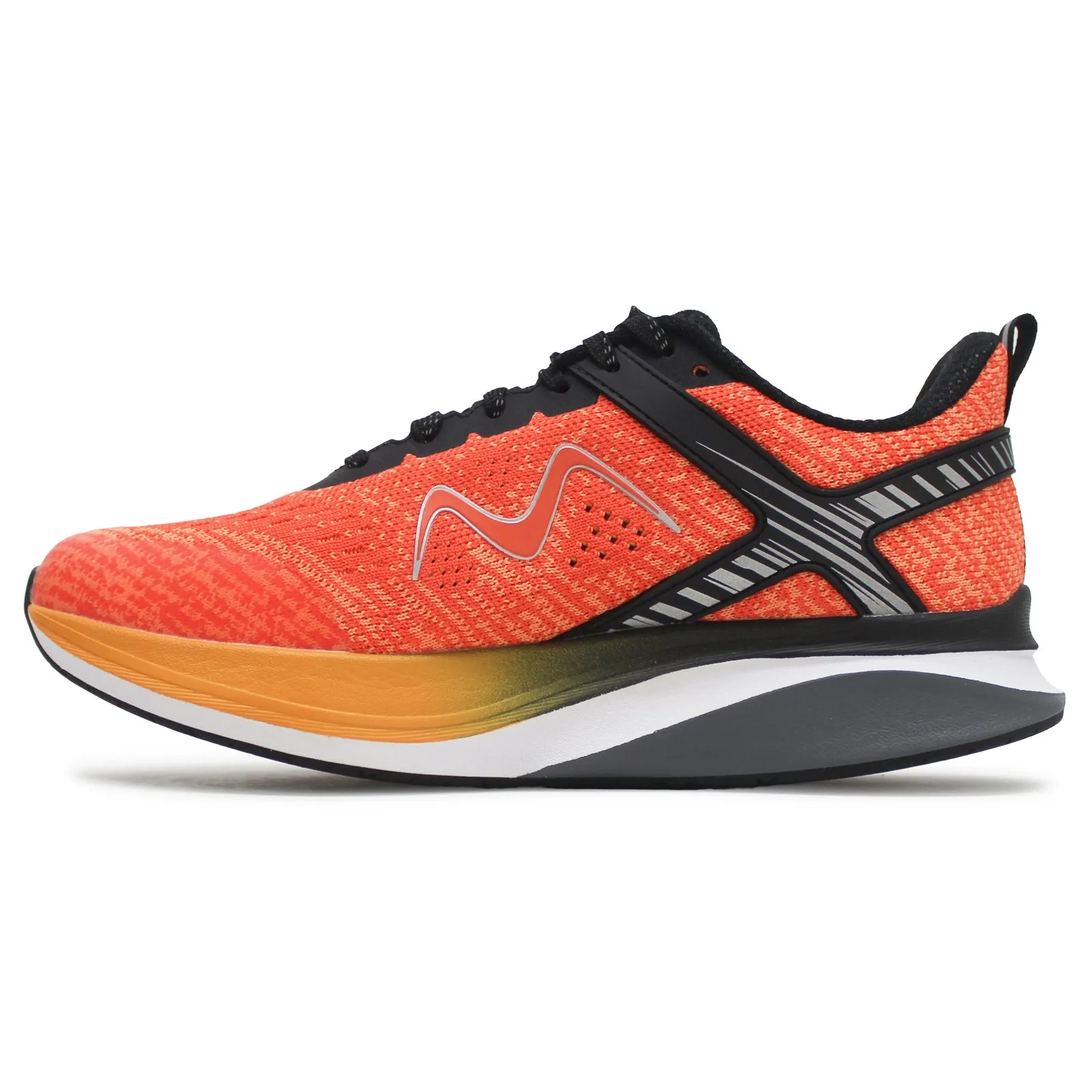 MBT Huracan 3 Textile Synthetic Men's Running Orange Red Trainers Best Stability Trail Running Shoes