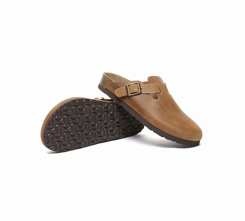 Coach Outlet Carson Espadrille Men Leather Adjustable Buckled Straps Slip-on Flat Sandal Slides Brooklyn