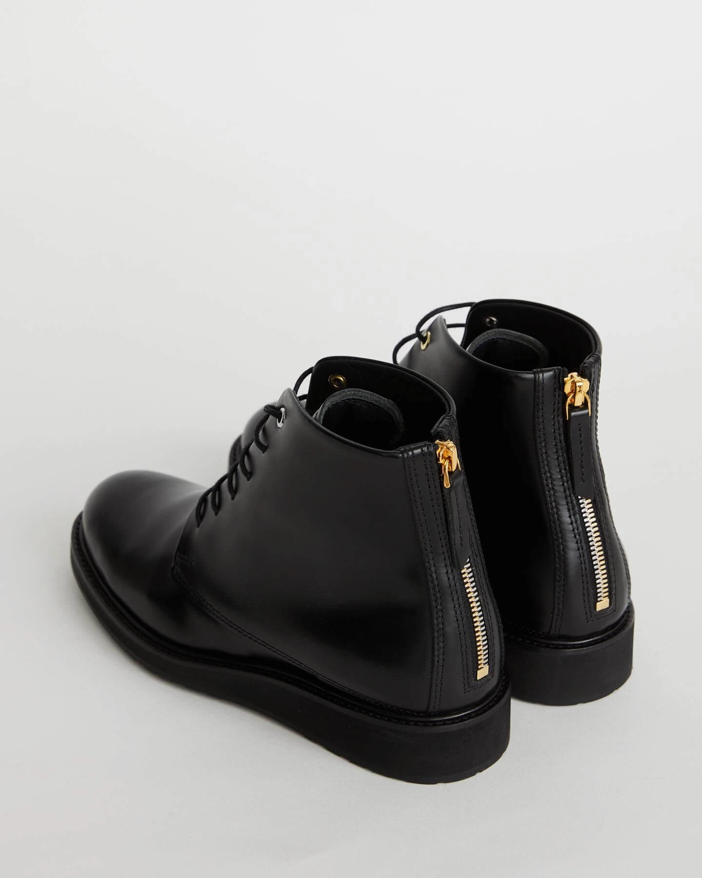 Menara High Wedge Derby Boot Tan Suede Derby Shoes