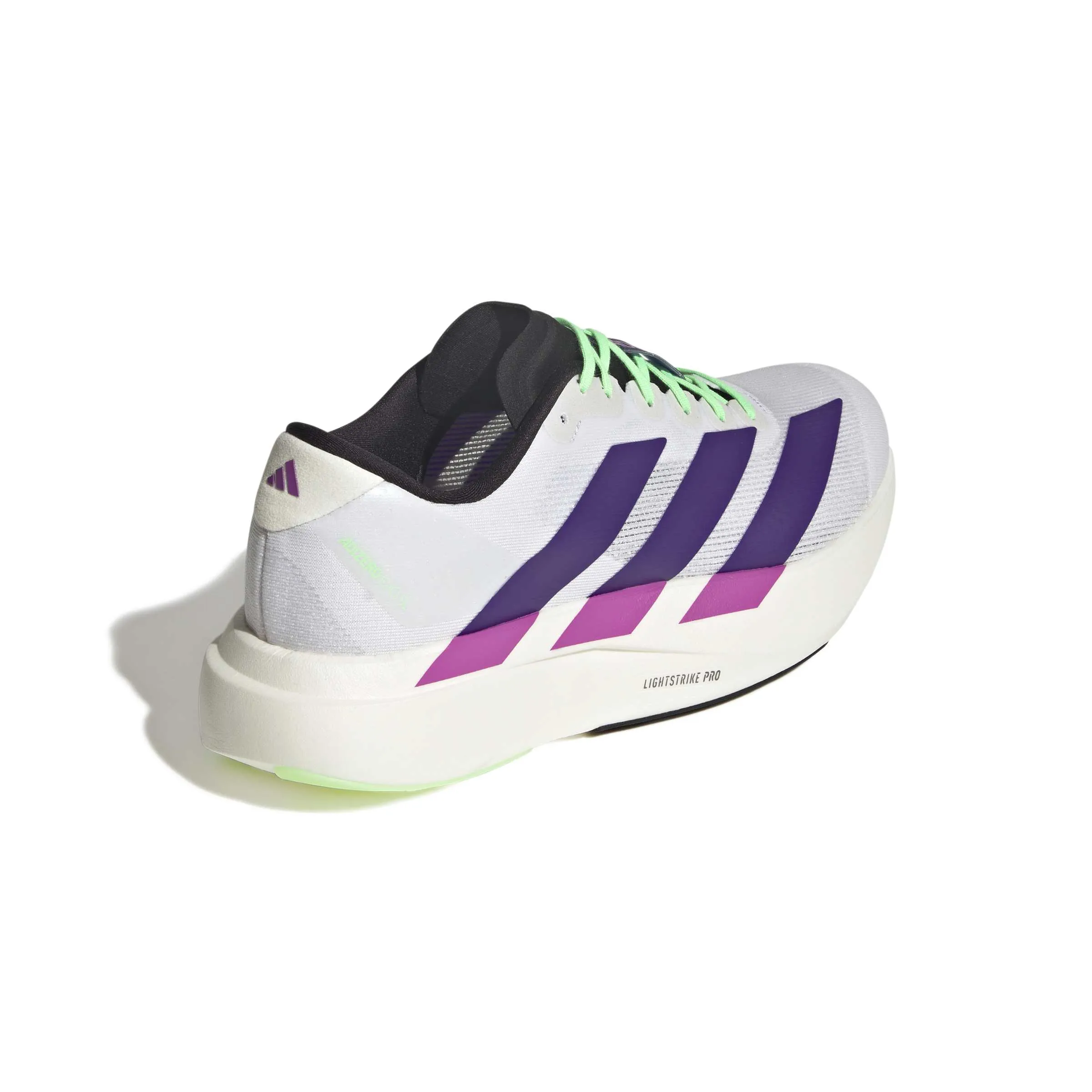Adidas Shoes Jamaica Men's Adizero Evo SL (FTWWHT/CPURPL/LIMBUR)