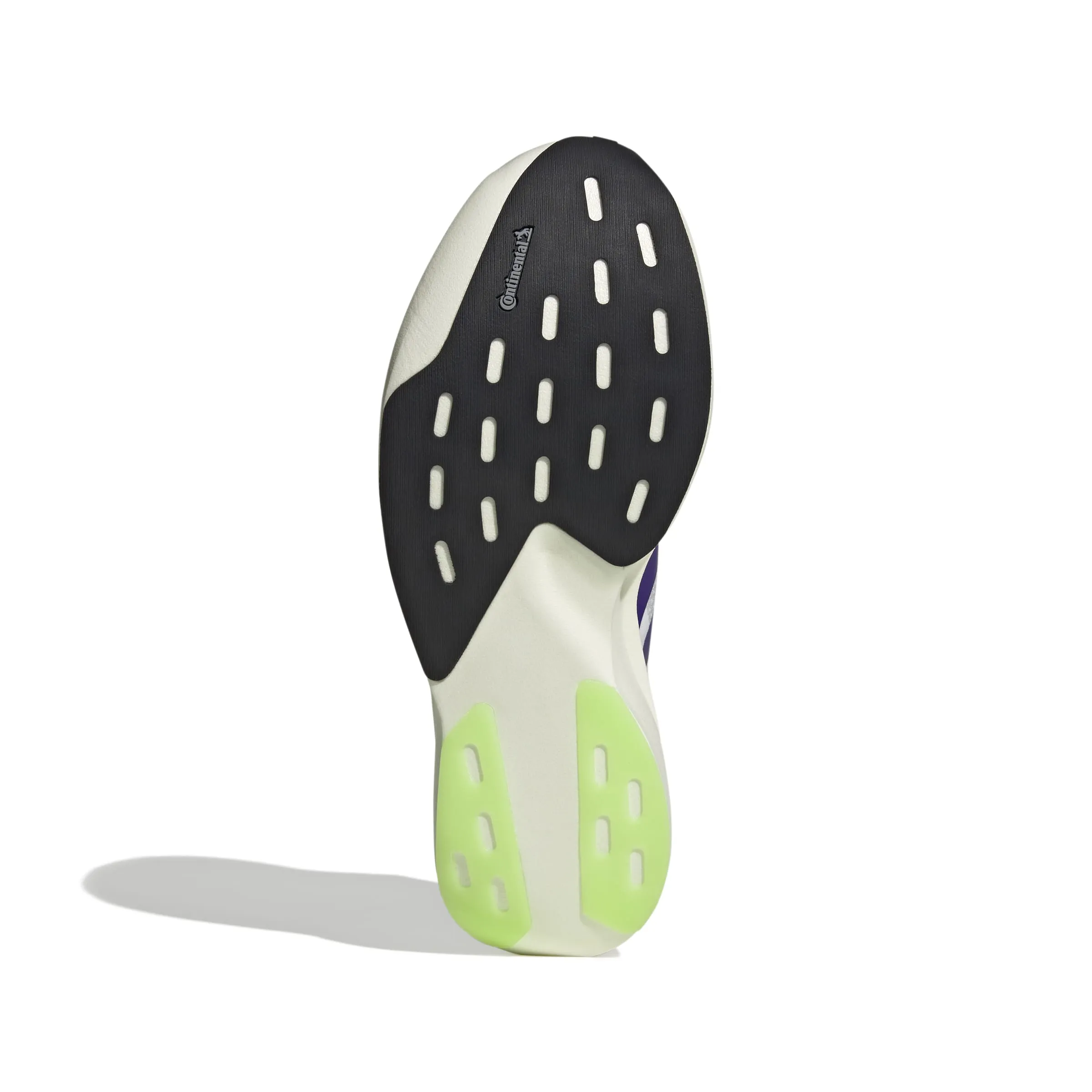 Men's Adizero Evo SL (FTWWHT/CPURPL/LIMBUR) Adidas Adizero Tennis Shoes