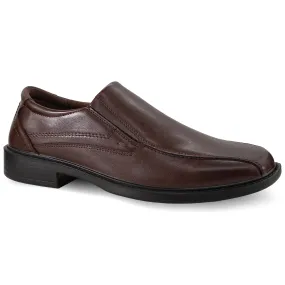 Slip On Shoes For Wide Feet Men's Elate in Dark Brown - NEW SUPRO