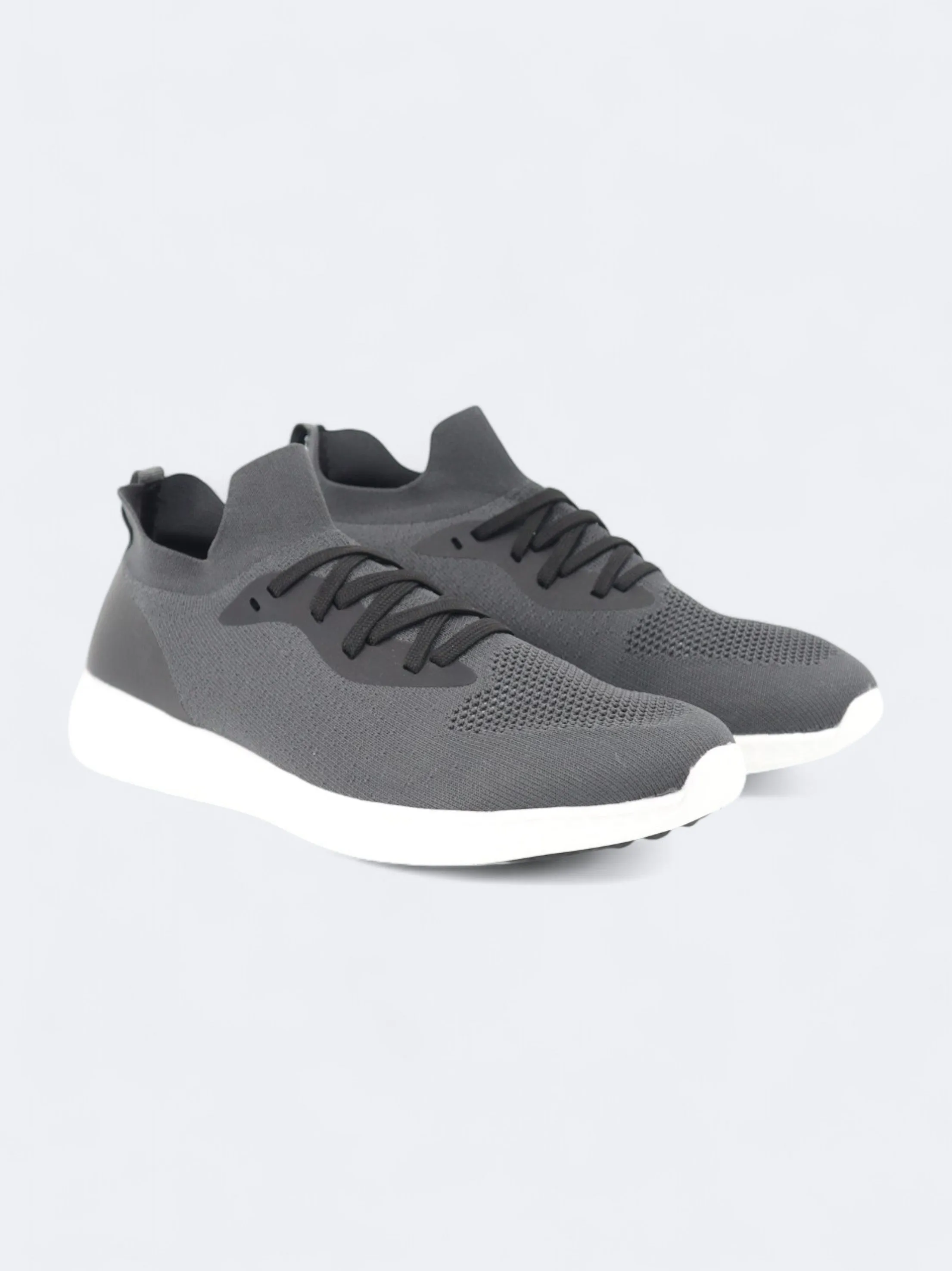 Running Sprint Shoes Men's Textured Running Shoes,Dark Grey