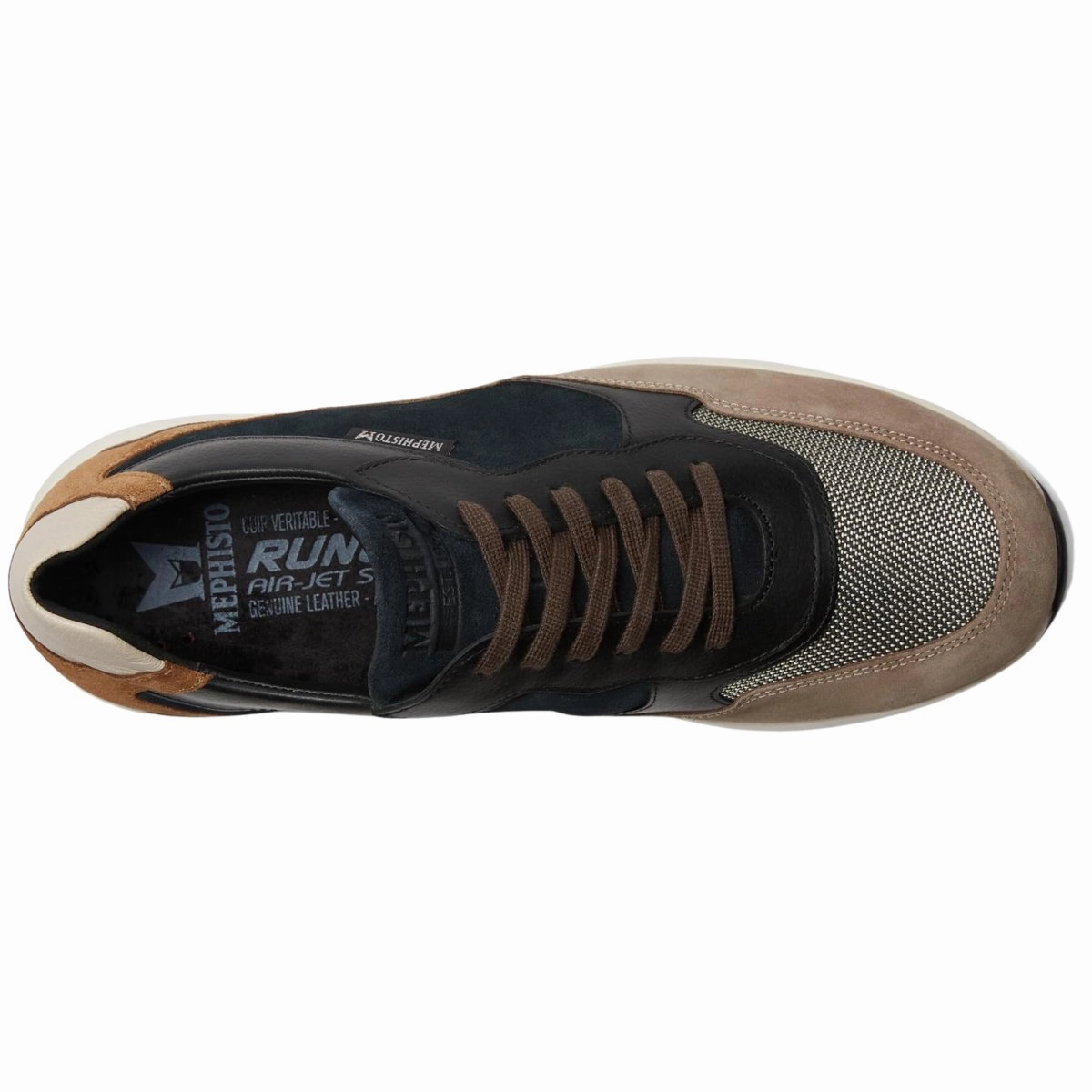 Mephisto Men's Driss Warm Grey/Multi 8053 Oxfords