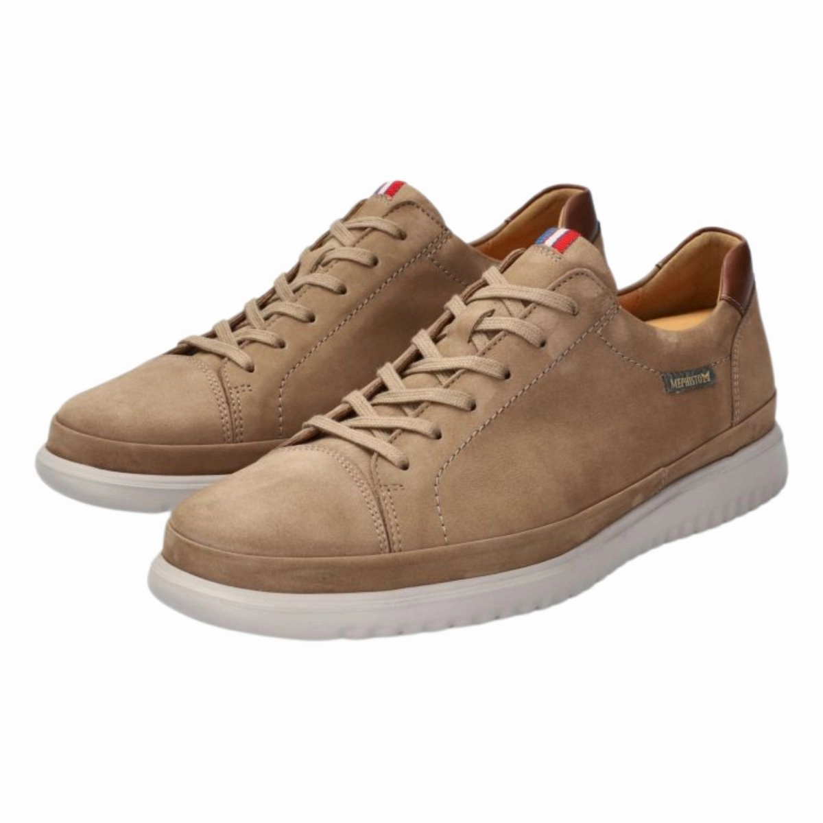 Mephisto Men's Thomas Taupe Leather Define Oxfords