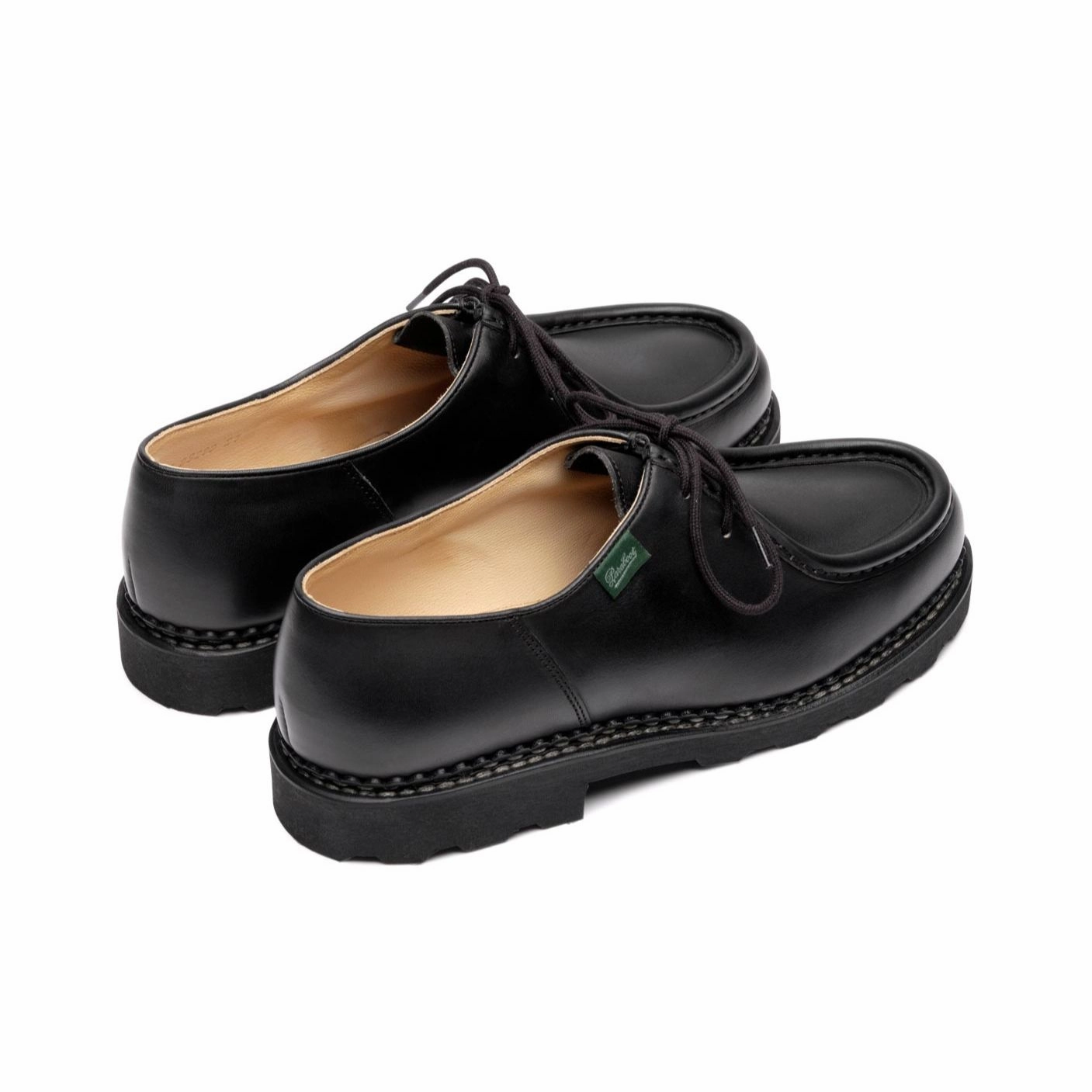 Lace Up Latin Dance Shoes Michael - Lisse Black