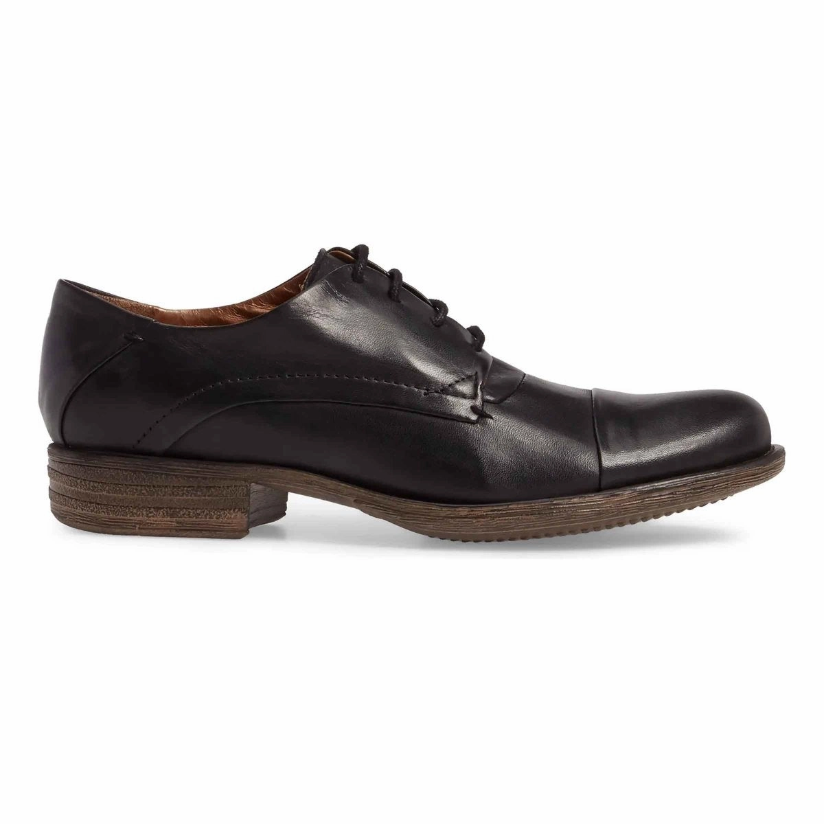 Shiny Patent Leather Oxfords Miz Mooz Women's Letty Black