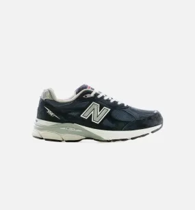 Made in USA 990v3 Mens Running Shoe - Navy/Black New Balance Azul