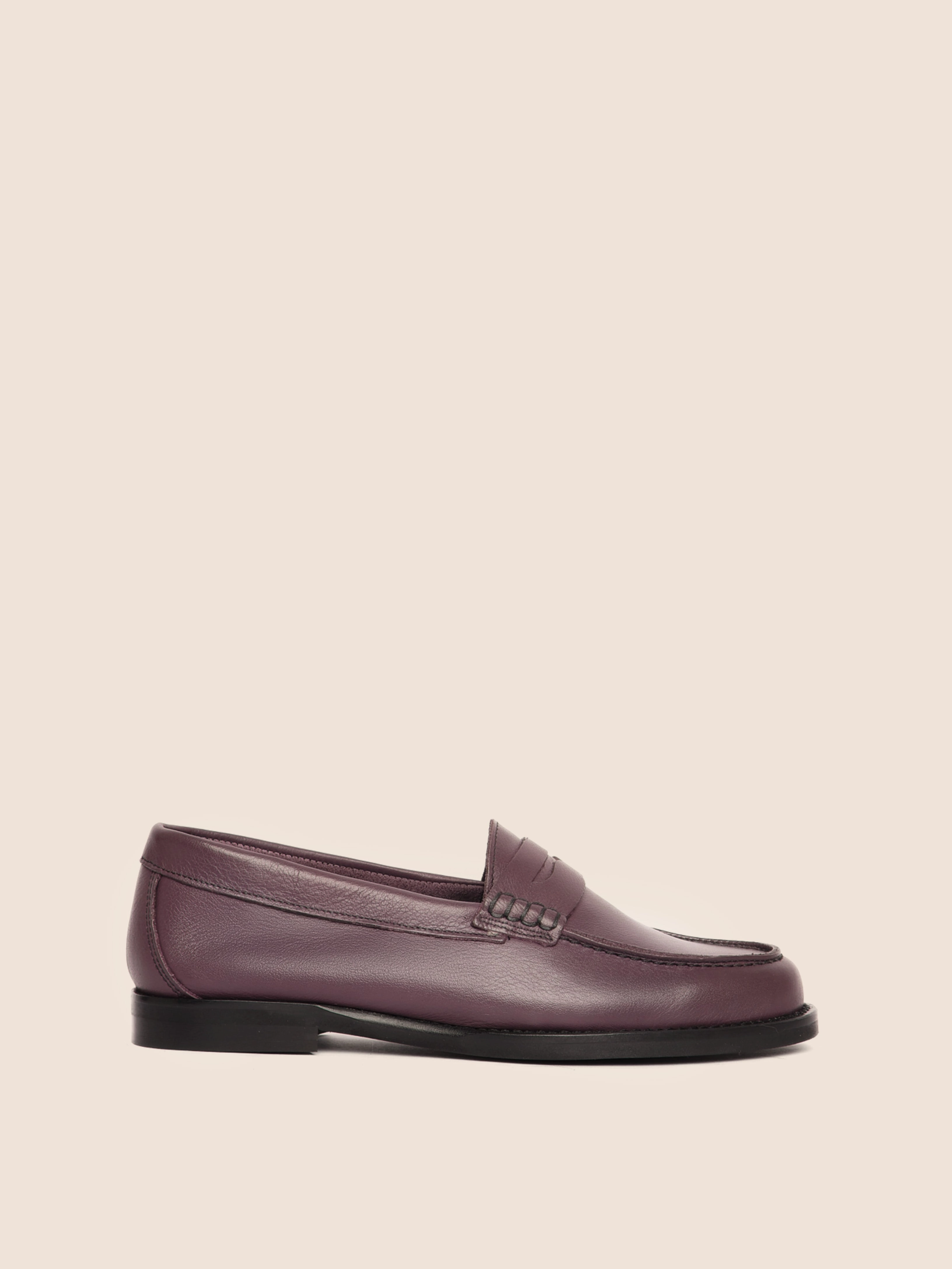 Loafers With Leggings Napoli Plum Loafer