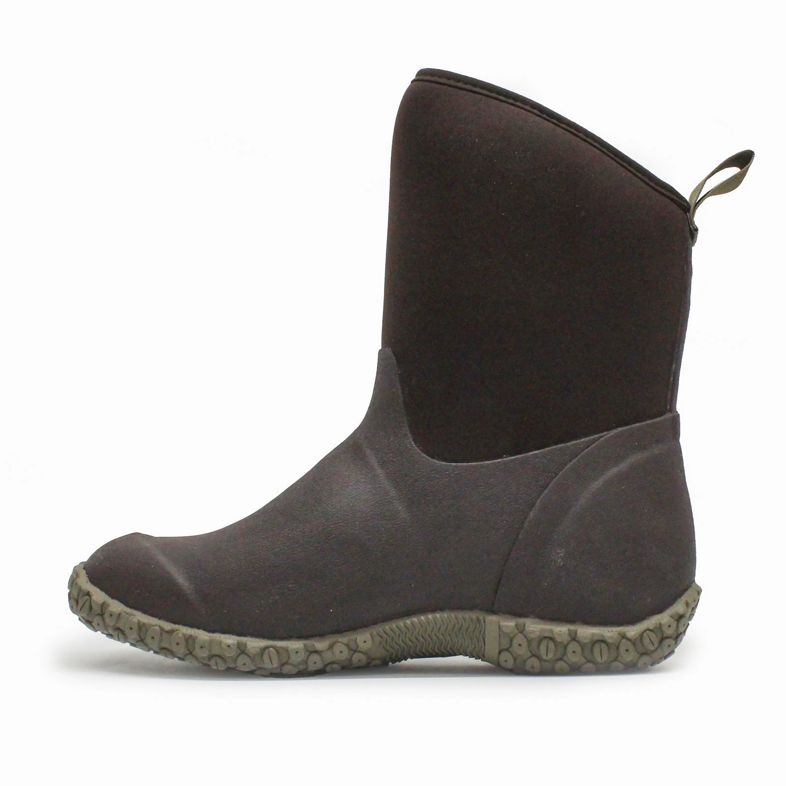 Waterproof Cream For Shoes Muck Boot Muckster II Mid Rubber Synthetic Women's Wellingtons Brown Cream Faux Fur Boots