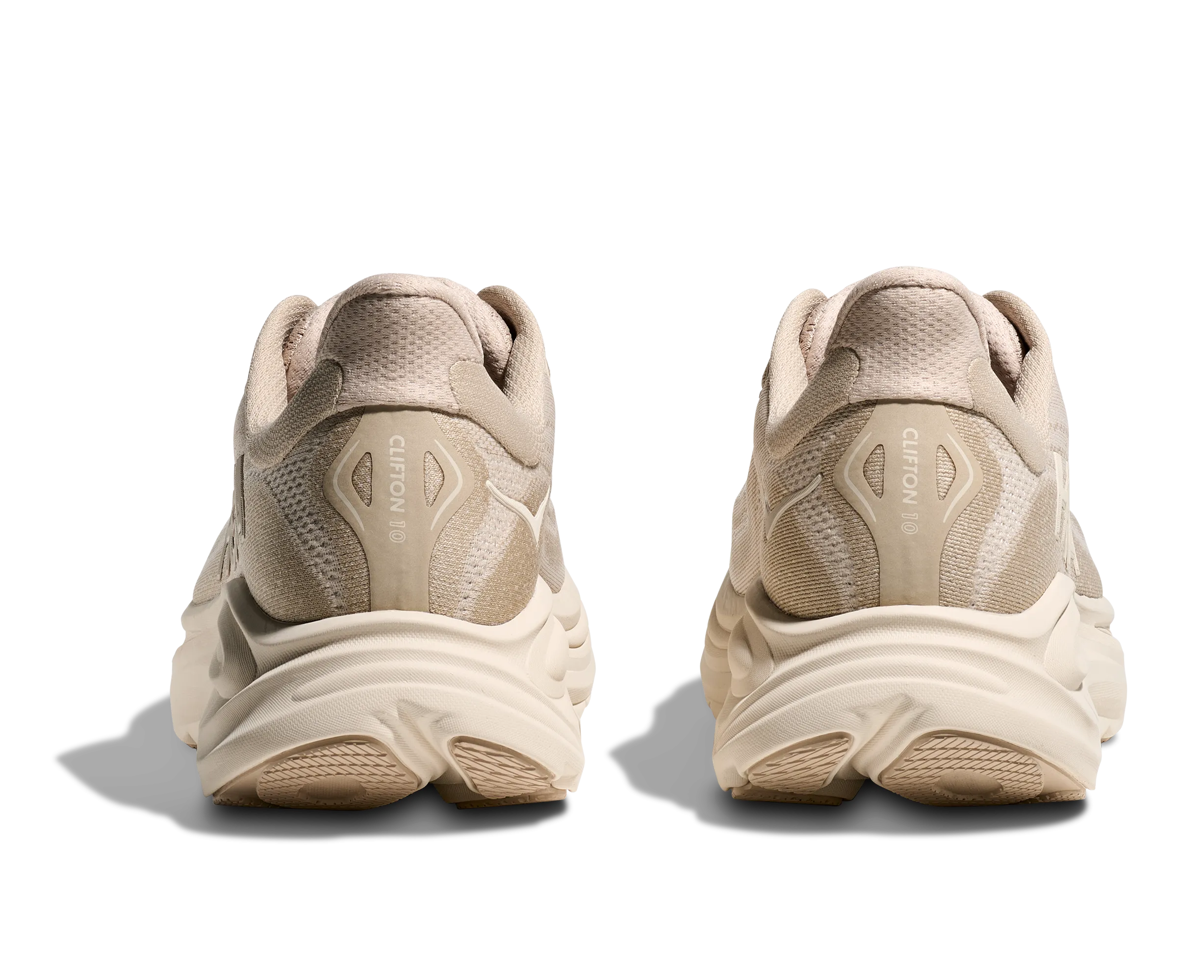 HOKA Men's Clifton 10 - OATMEAL / OAT MILK Best Running Shoes To Avoid Shin Splints