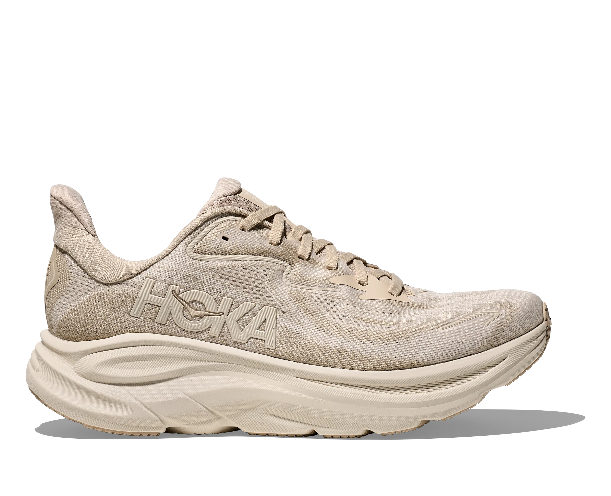 Olympic Running Shoes HOKA Men's Clifton 10 - OATMEAL / OAT MILK