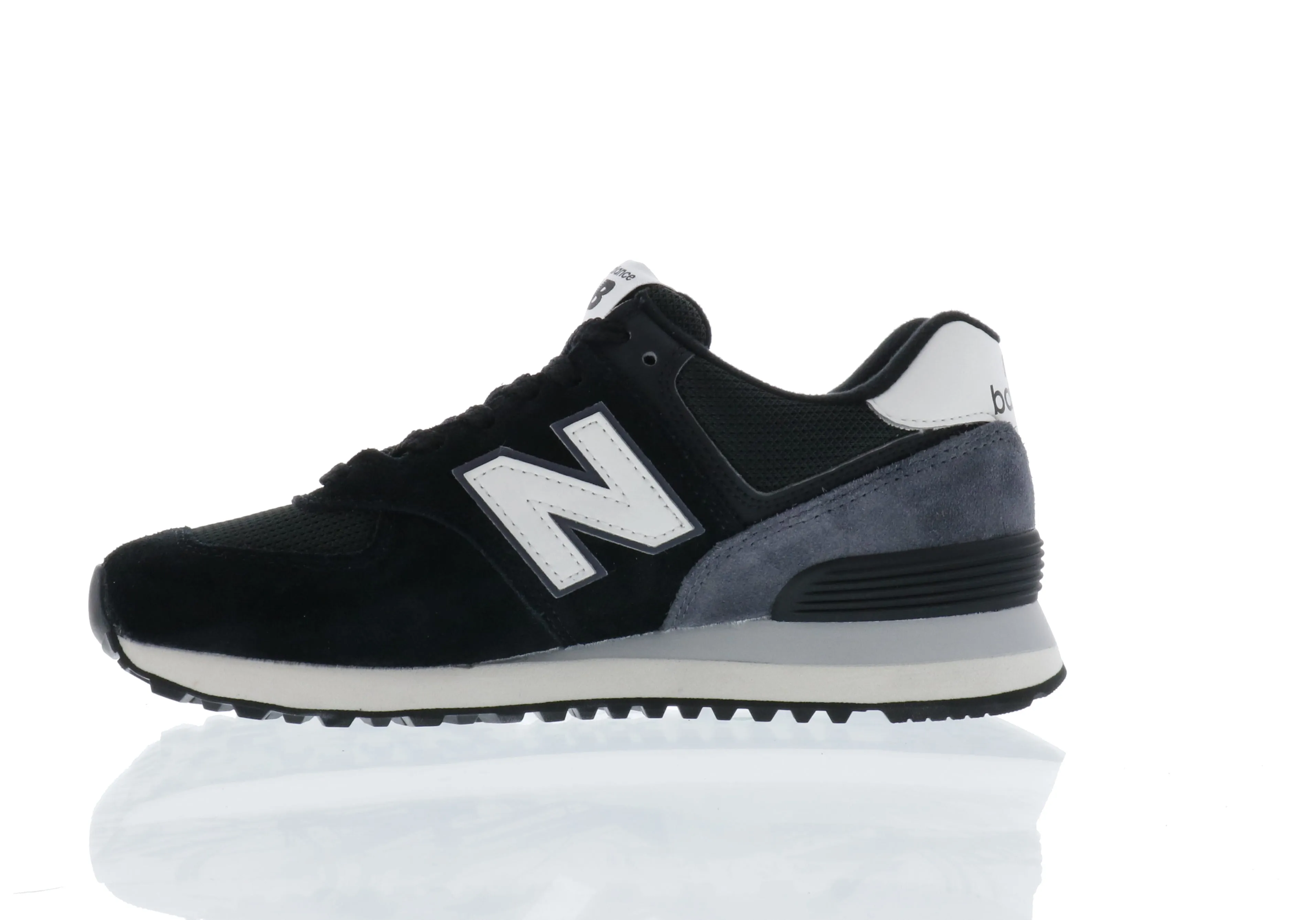 New Balance 574 (UNISEX) - Black White Trainers New Balance