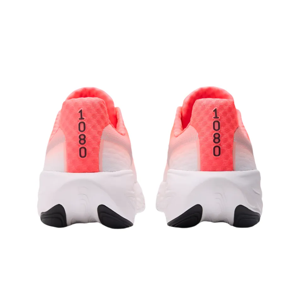 New Balance Sneakers Women Sale New Balance Men's 1080 V14 Running Shoes in Urgent Red/Rain Cloud/Black AW25