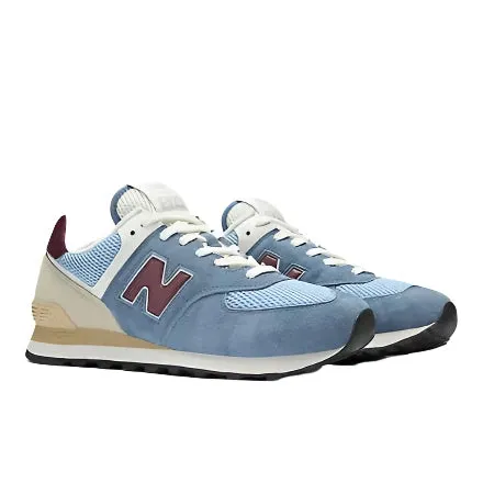 New Balance Men's 574 Sneaker - Shoreline Blue with Stillwater Kith New Balance Collab