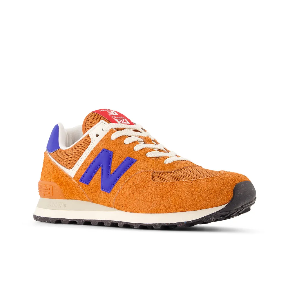 New Balance 1906r Preschool New Balance Men's 574 Sneaker - Sienna with Blue Gemstone