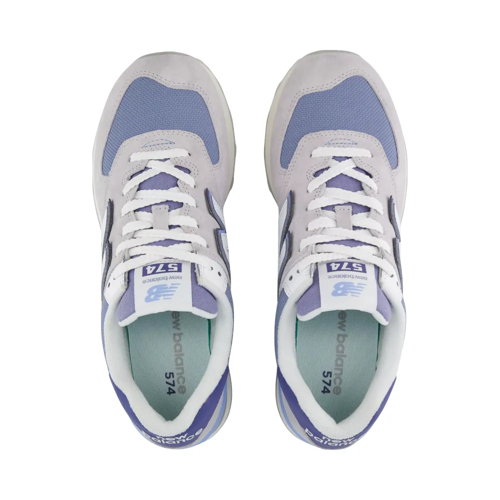 New Balance 993 Release New Balance Women's 574 Sneaker in Pearl Grey/White