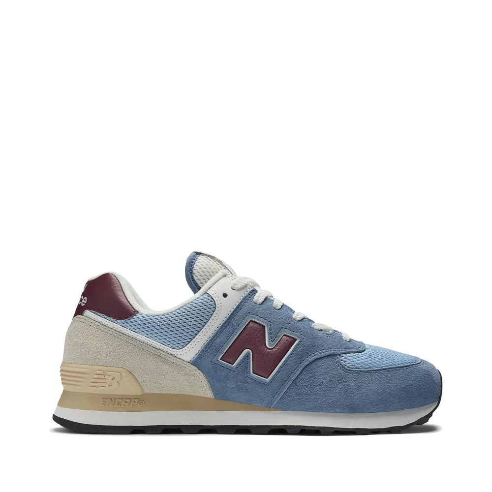 New Balance Women's 574 Sneaker in Shoreline Blue with Stillwater Jcp New Balance Shoes